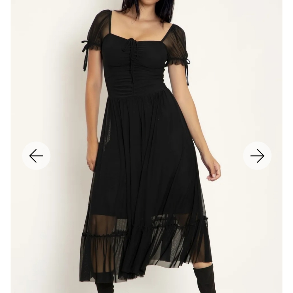 Blackmilk Black Tea Party Dress - Limited